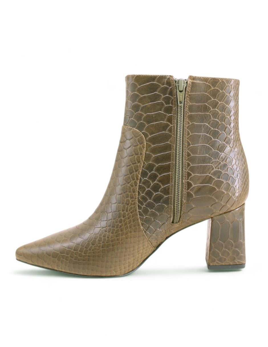 PAOLA - botín de piel animal print