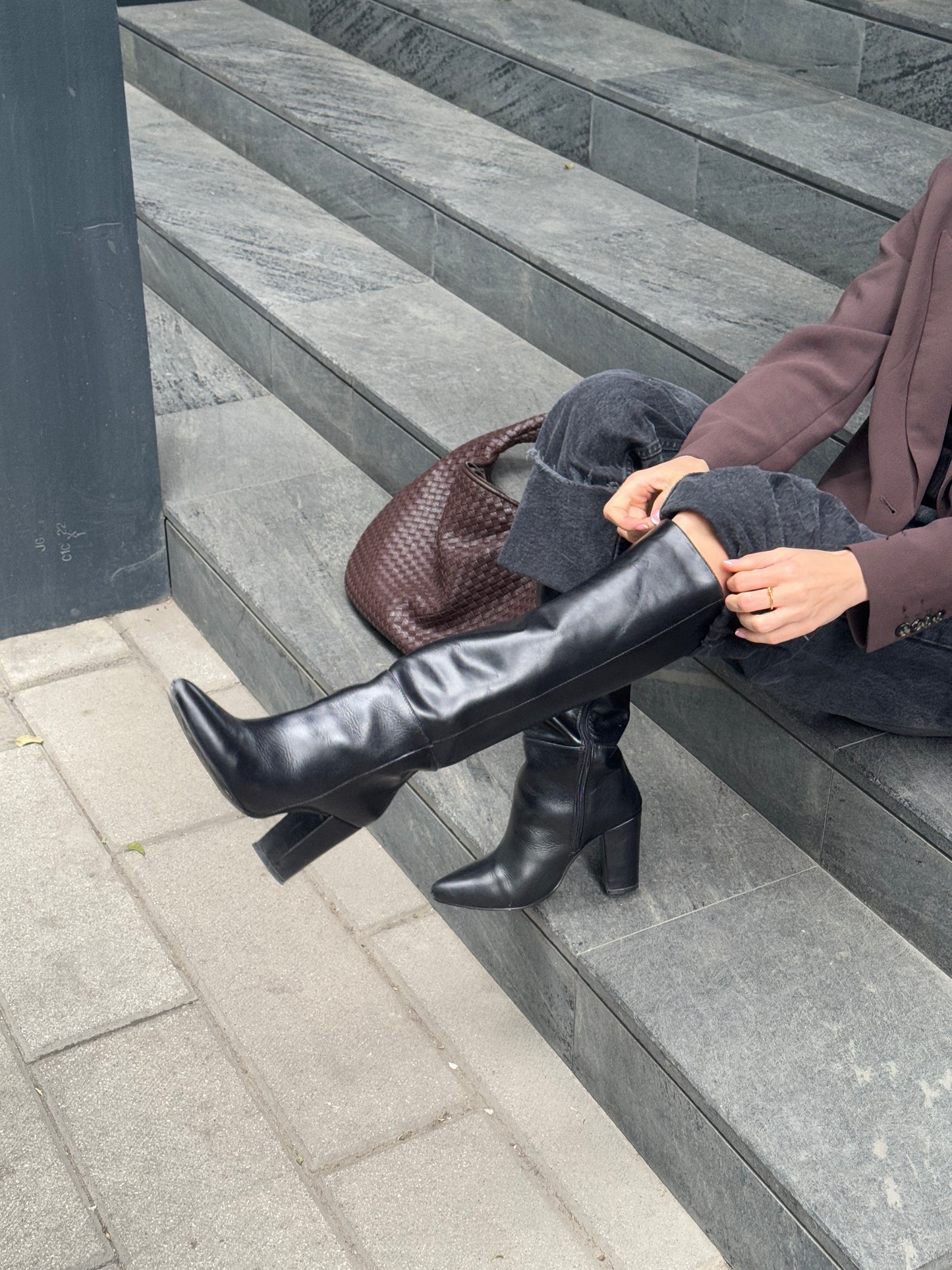 ANGELA - bota alta